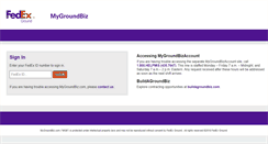 Desktop Screenshot of mygroundbiz.com